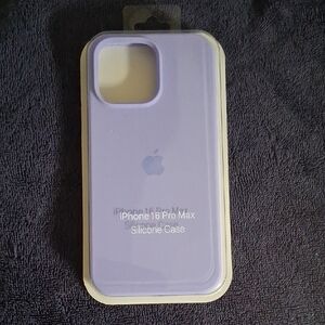iPhone 16 Pro Max Silicone Case Purple